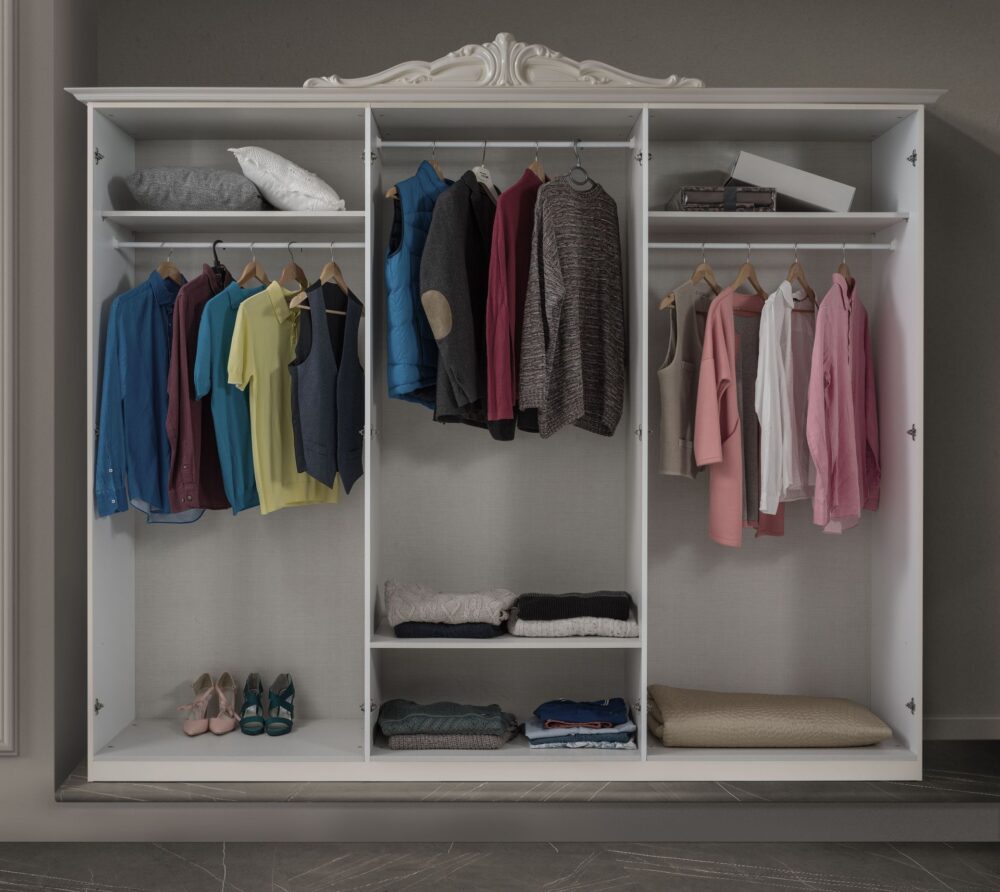 Barock Schlafzimmer Nora in Beige 7-Teilig – Bild 8