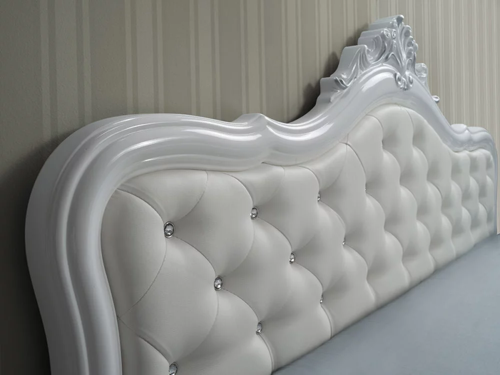 Barock Schlafzimmer Set Luisa in Weiss – Bild 3