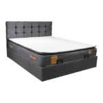 Box Spring Bett Duke 160 x 200 Grau