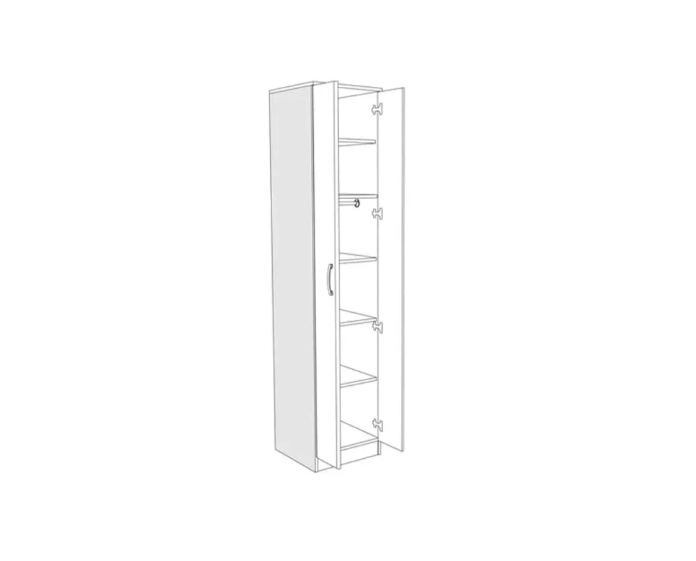 Garderobenschrank FORTUNA SOFT F1 – Bild 4