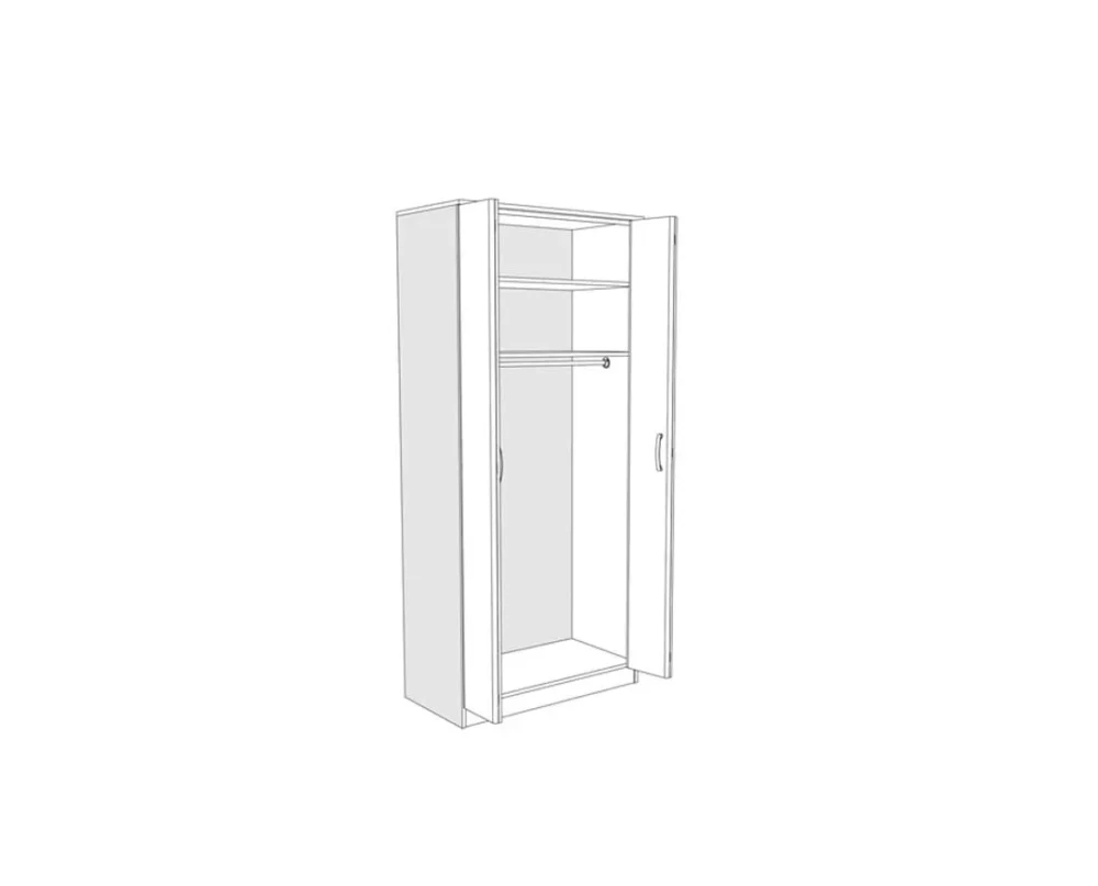 Garderobenschrank FORTUNA SOFT F2 – Bild 4