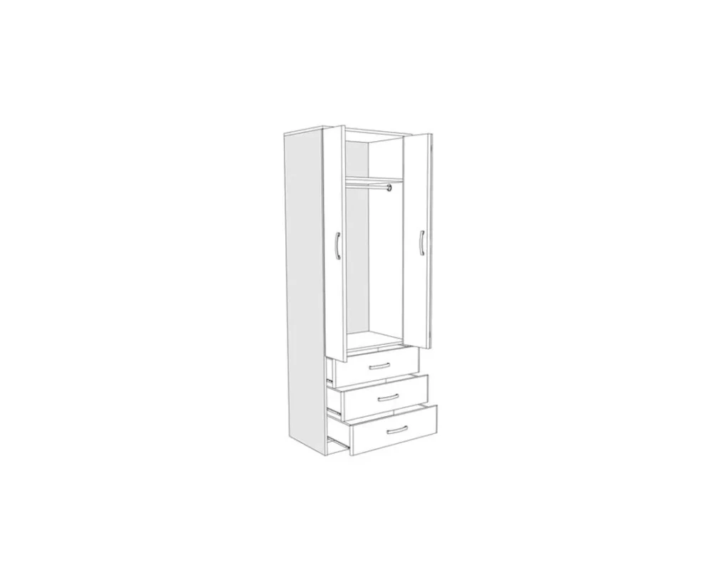 Garderobenschrank FORTUNA SOFT F75 – Bild 4