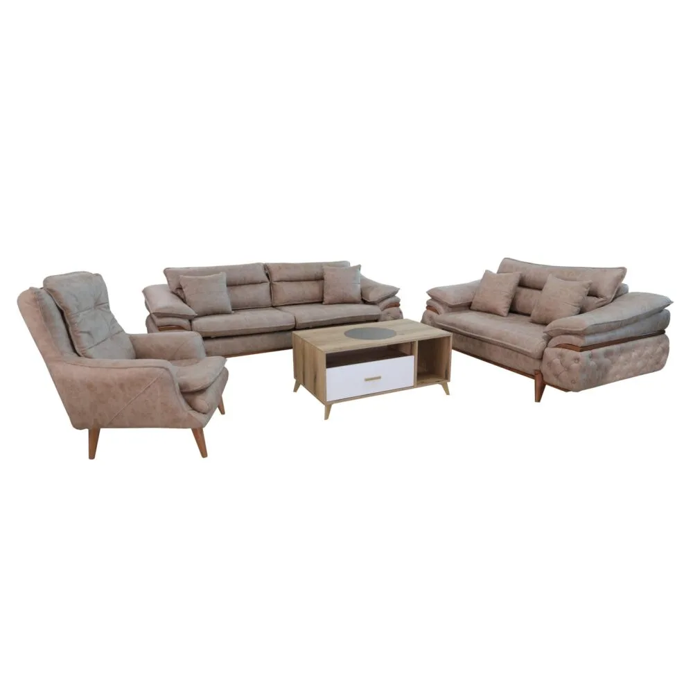 Sofa Set Maja 3+2+1 Beige