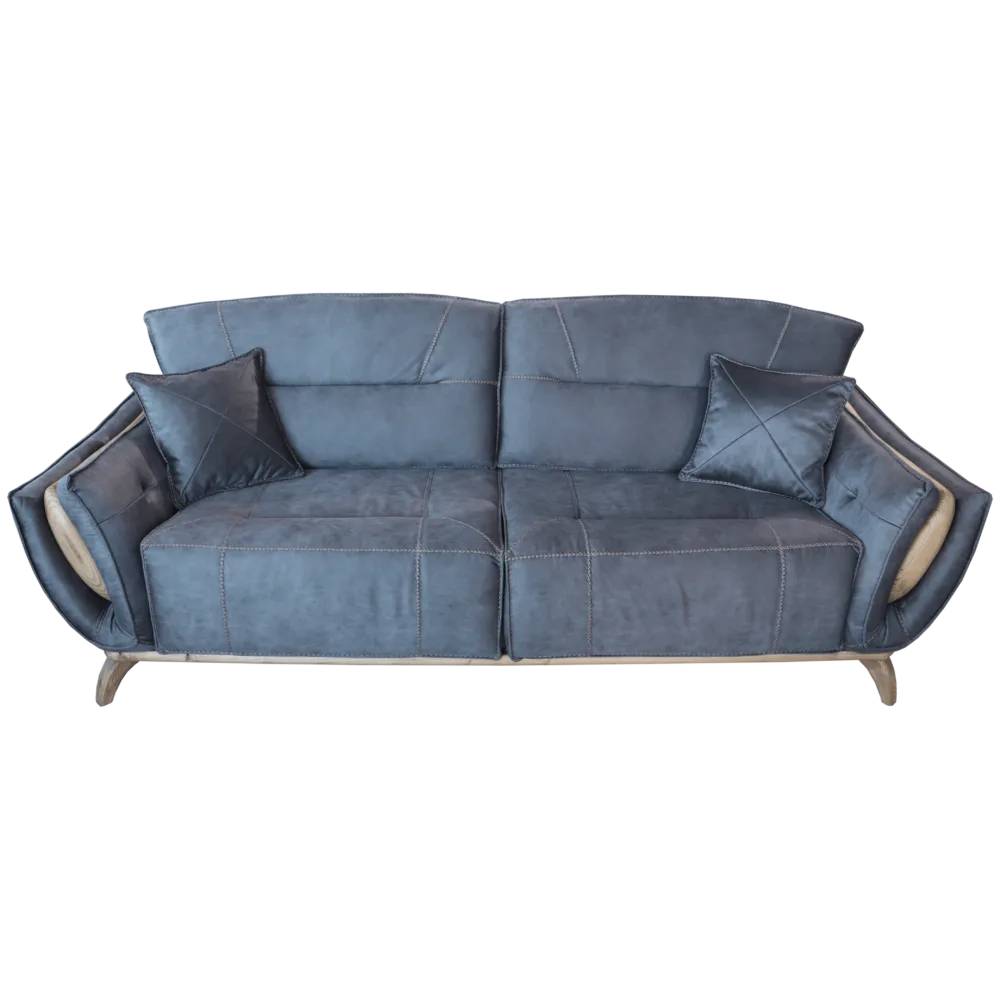 Dreisitzer Berlin Beige & Grau