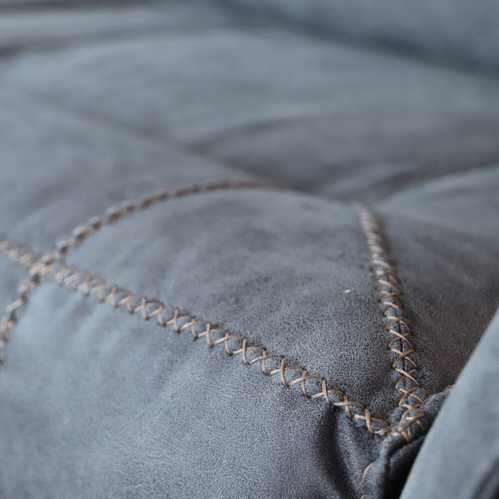 Dreisitzer Berlin Beige & Grau – Bild 5