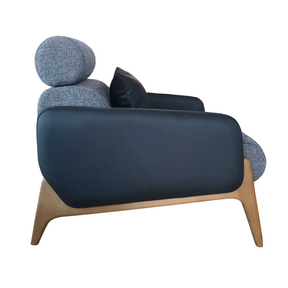 Sofa Set Denver Lux 3+3+1 Anthrazit – Bild 9