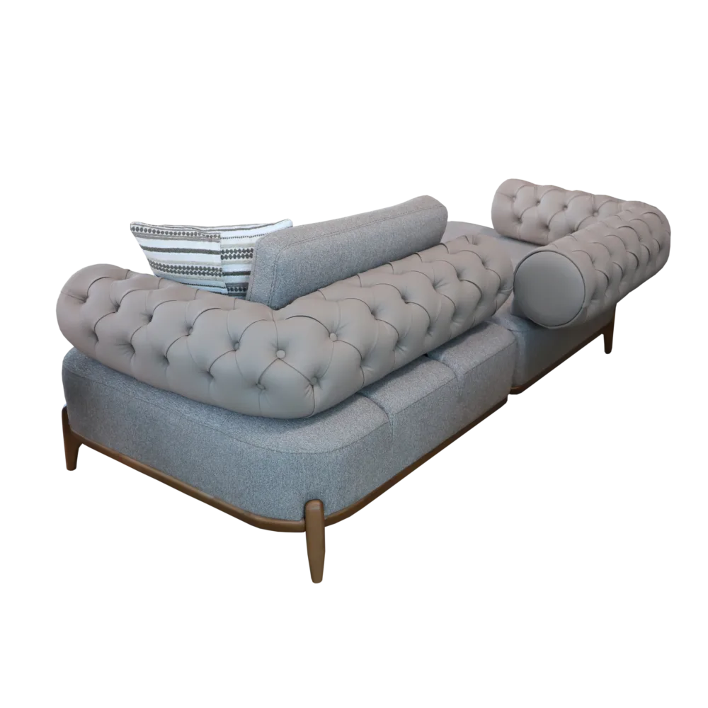 Sofa Set Denver Lux 3+3+1 Beige – Bild 6