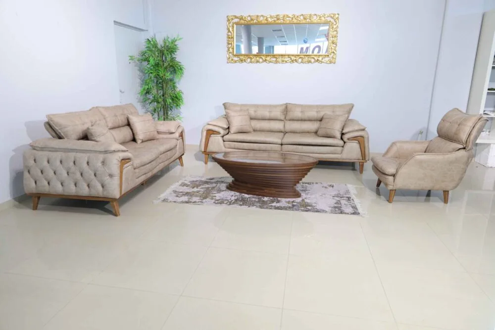 Sofa Set Royal 3-2-1 Beige