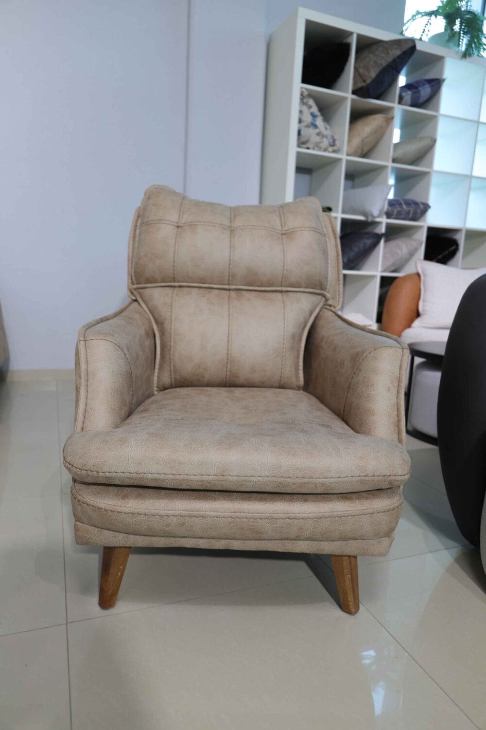 Sofa Set Royal 3-2-1 Beige – Bild 4