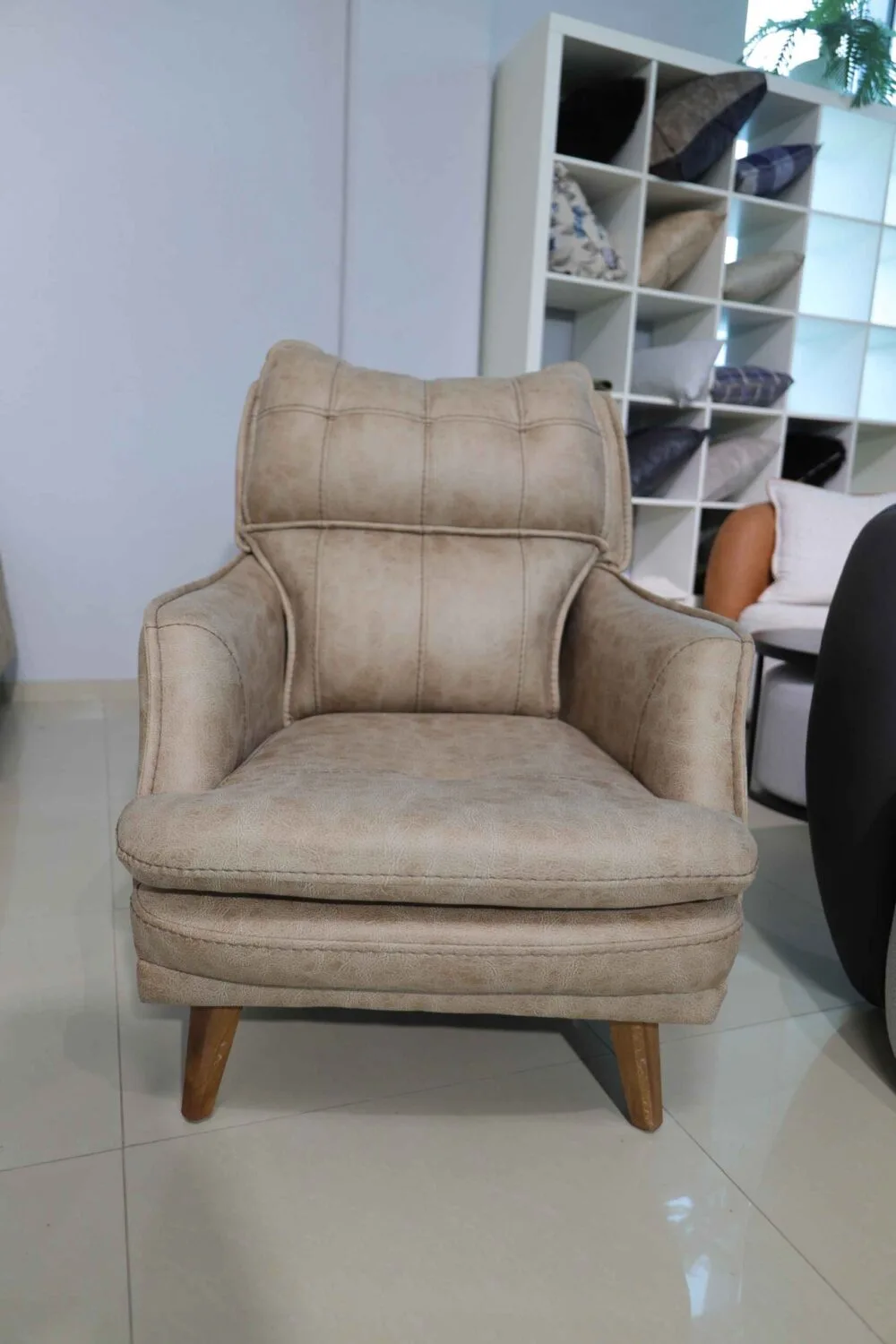 Sofa Set Royal 3-2-1 Beige – Bild 4
