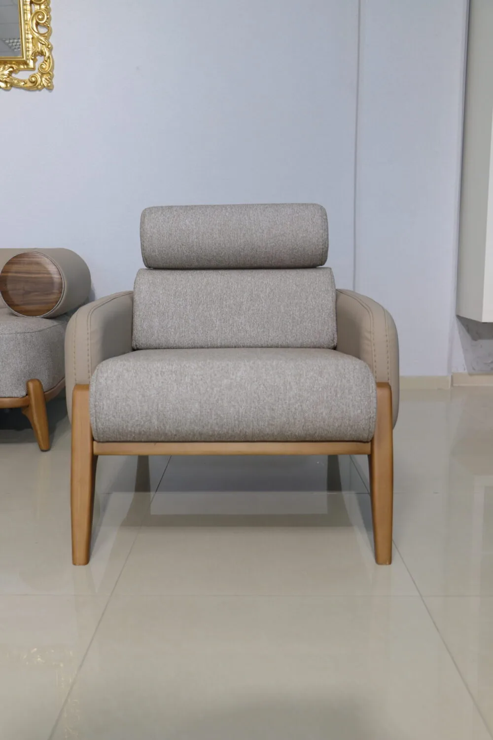 Sofa Set Denver Lux 3+3+1 Beige – Bild 8