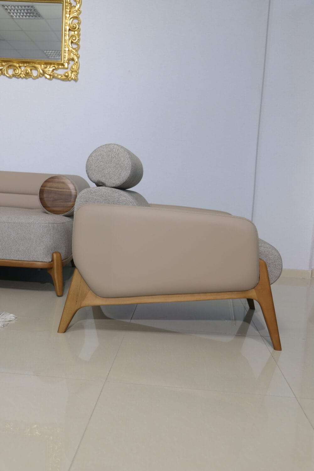 Sofa Set Denver Lux 3+3+1 Beige – Bild 10