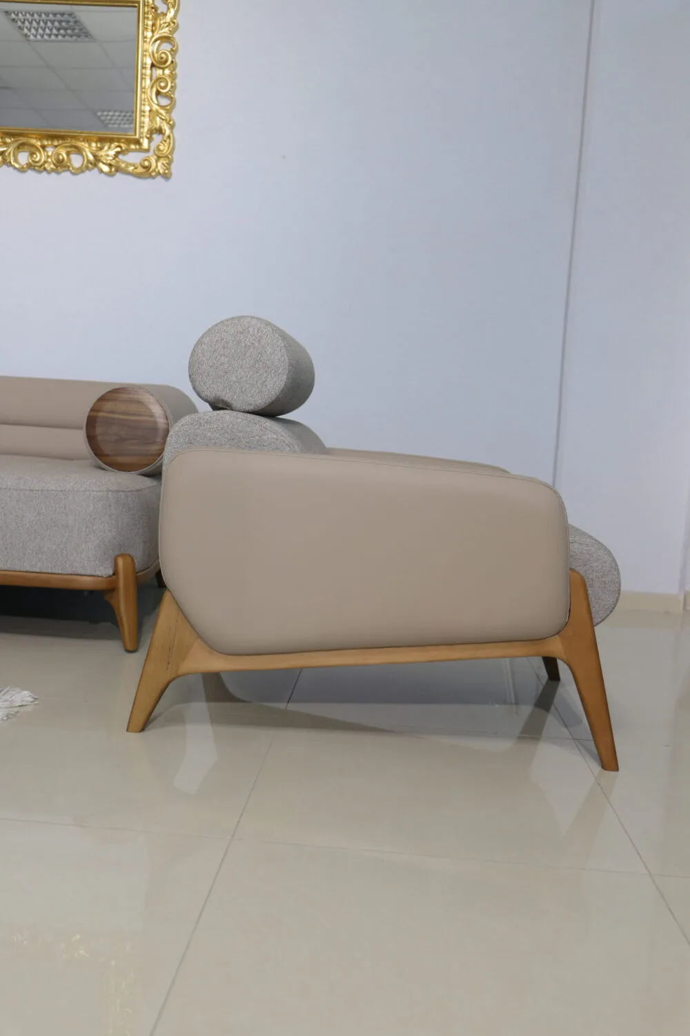 Sofa Set Denver Lux 3+3+1 Beige – Bild 10