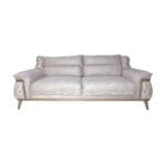 Dreisitzer Firence Beige Stoff