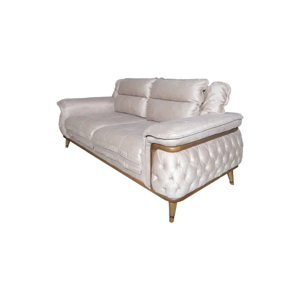 Zweisitzer Firence Beige Stoff – Bild 2