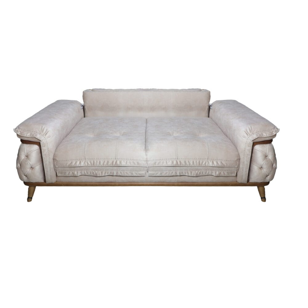 Zweisitzer Firence Beige Stoff – Bild 3