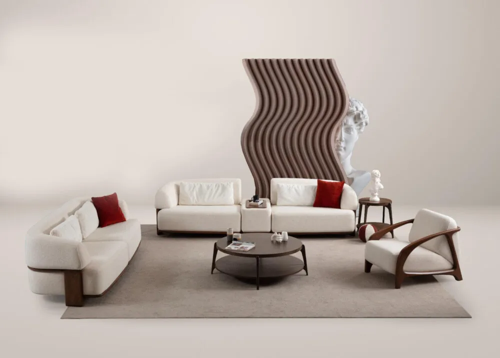 Modulare Sofa Set Jaguar 4+3+1