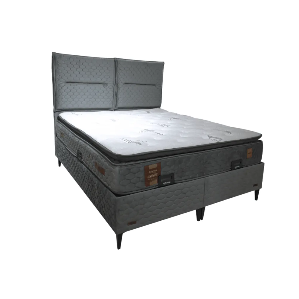 Boxspringbett Picasso 160×200 Grau