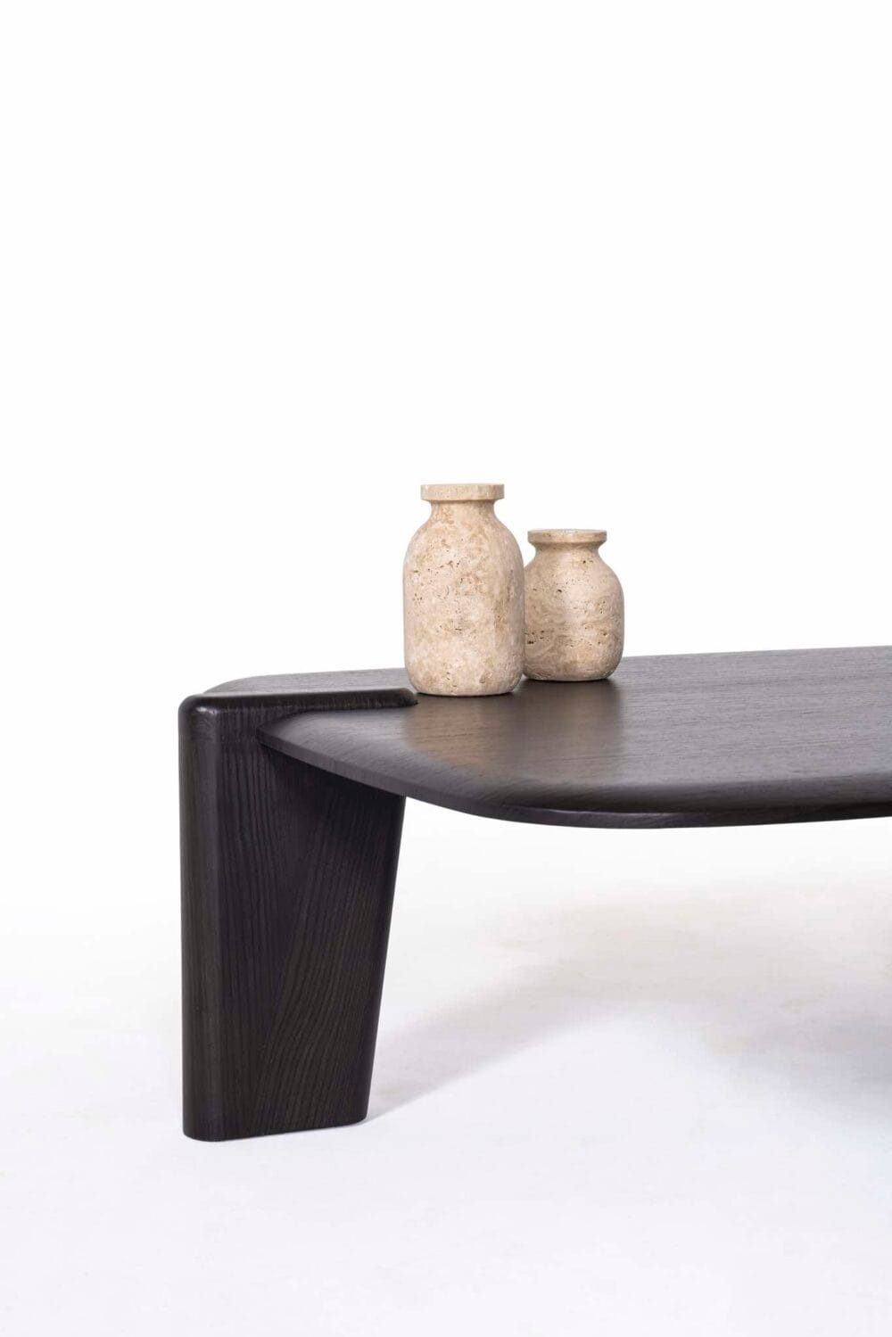 Wohnzimmertisch Van Gogh Schwarzes Holz Set Duo – Bild 7