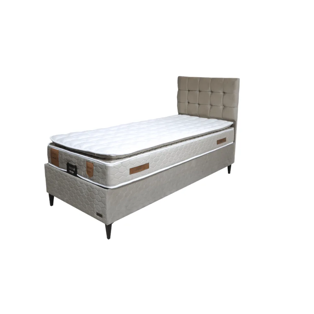 Boxspringbett Duke 90×200 Beige