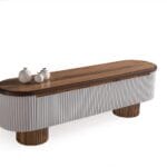 TV-Kommode Milano Weiß Holz