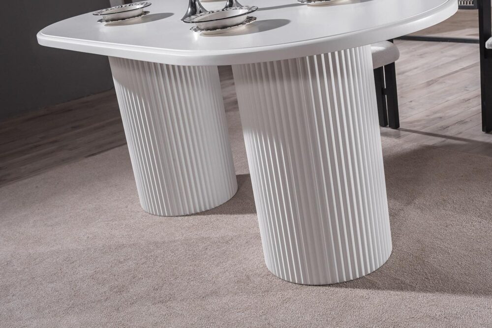 Esstisch Milano Weiß 180×90 cm – Bild 2