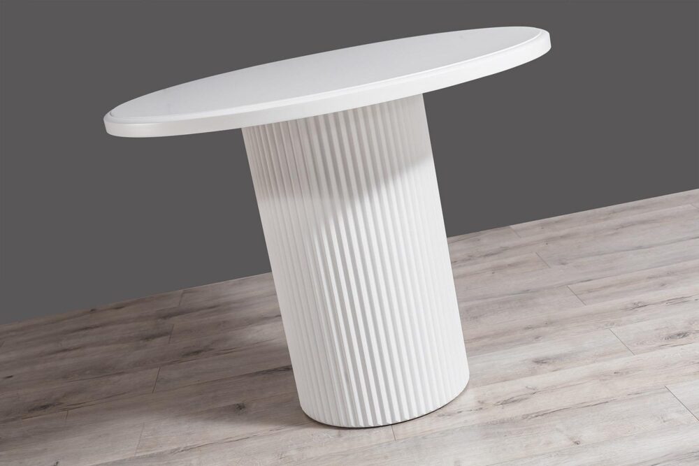 Esstisch Milano Weiß 100×100 cm – Elegant und Zeitlos – Bild 2