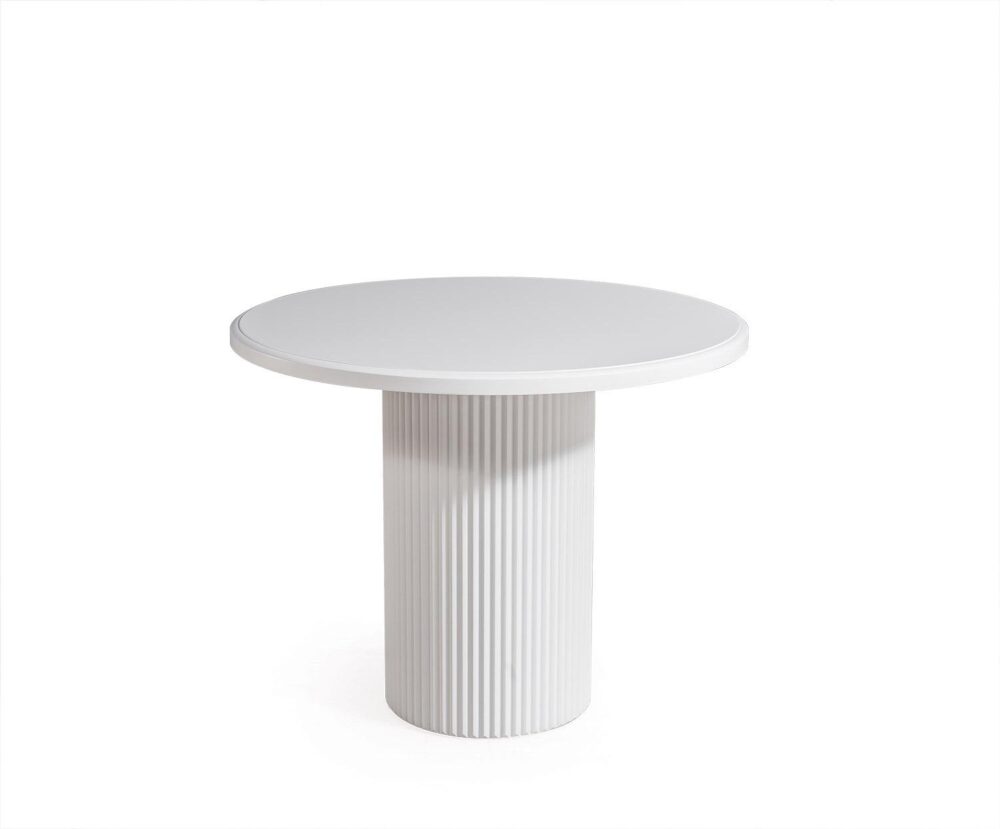 Esstisch Milano Weiß 100×100 cm – Elegant und Zeitlos